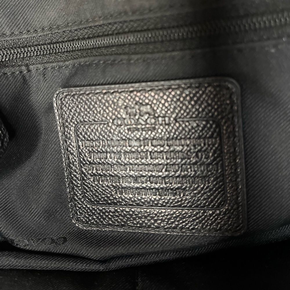 Coach Purse In Black Pebble Leather Nolita Satchel Women’s Bags 35650​​​ - Picture 16 of 16